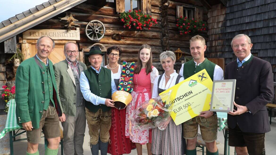 Prämierung Almsommersommerhütte Erlbachhütte auf der Postalm in Strobl (c) SalzburgerLand Tourismus, Franz Neumayr 15.10.2018