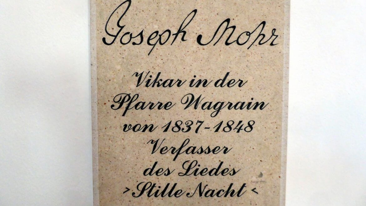 Joseph Mohr Gedenktafel