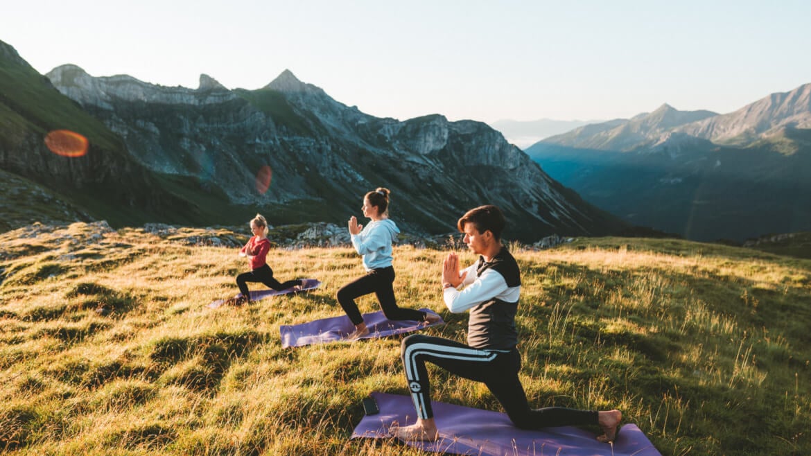 Yoga am Berg in Obertauern